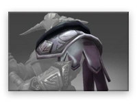 Mocno grawerowany napierśnik na ramię do Dota 2 z wytrzymałym metalicznym wyglądem i warstwowanymi płytami.